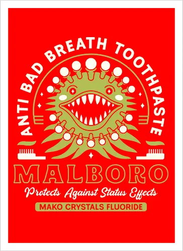 Malboro Toothpaste Emblem