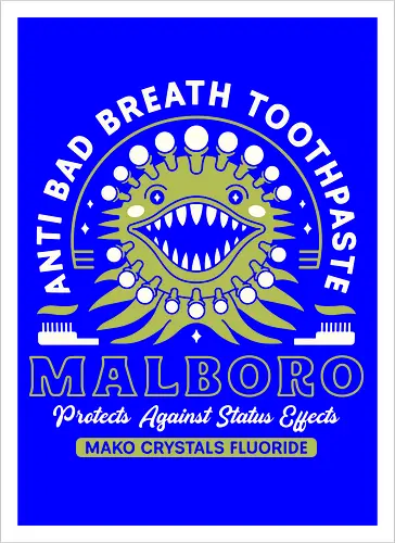 Malboro Toothpaste Emblem