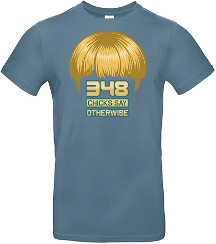 Guy Gardner 348 Chicks Say Otherwise - nathan fillion, guy, bowl cut, bowl haircut 348 chicks, funny, nathan, fillion, sci fi, comic, comics, superhero, superheroes, bowl head, bowl haircut - Standard T-Shirt