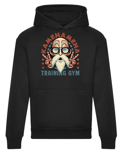 Kame Training Gym - Anime, Japan, adventure, animation, animated, cartoons, fitness, gym - Heavyweight Hoodie