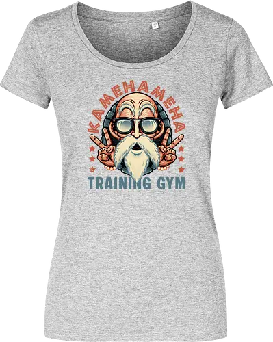 Kame Training Gym - Anime, Japan, adventure, animation, animated, cartoons, fitness, gym - Women T-Shirt