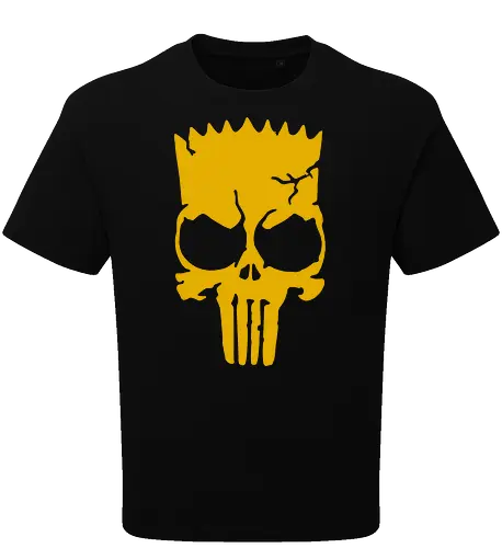 Bart Simpson Skull Superhero Mashup