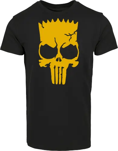 Bart Simpson Skull Superhero Mashup