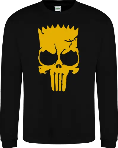 Bart Simpson Skull Superhero Mashup