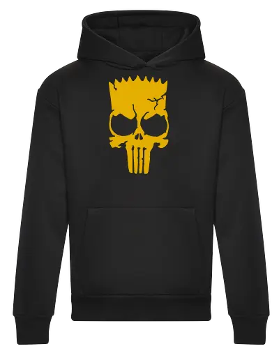 Bart Simpson Skull Superhero Mashup