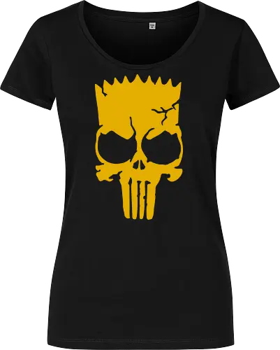 Bart Simpson Skull Superhero Mashup