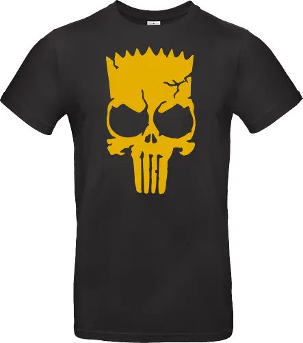 Bart Simpson Skull Superhero Mashup