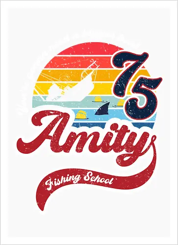 Amity island fishing school