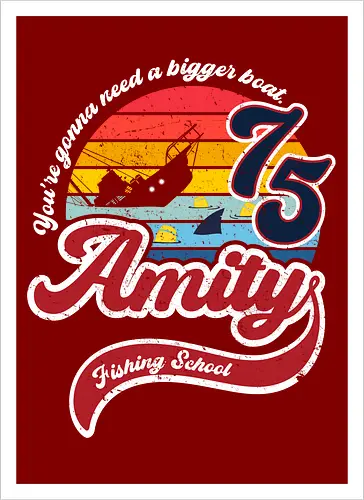 Amity island fishing school