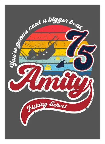 Amity island fishing school