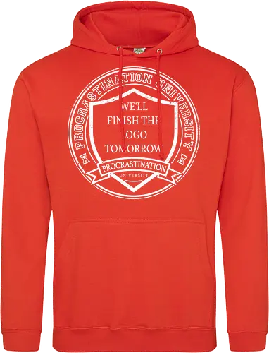 Procrastination university logo