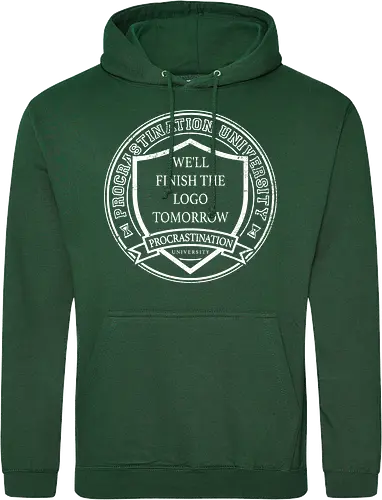 Procrastination university logo