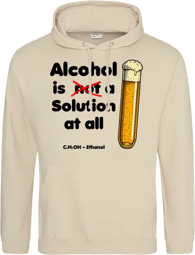 Alkohol is (not) a solution (black-letters)