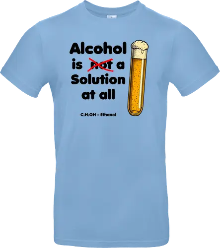 Alkohol is (not) a solution (black-letters)