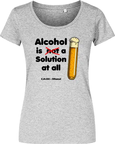 Alkohol is (not) a solution (black-letters)