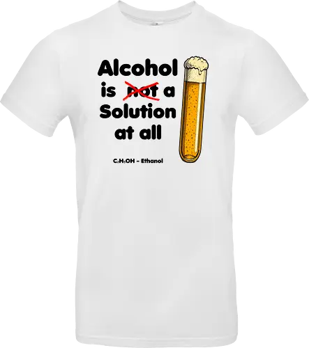 Alkohol is (not) a solution (black-letters)