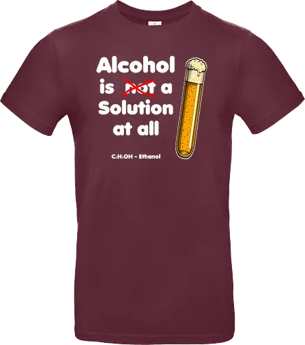 Alkohol is (not) a solution (white-letters)