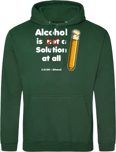 Alkohol is (not) a solution (white-letters)