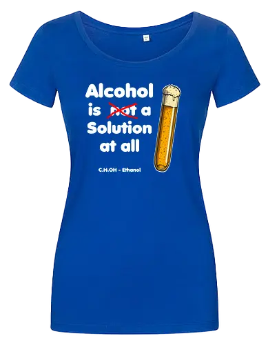 Alkohol is (not) a solution (white-letters)