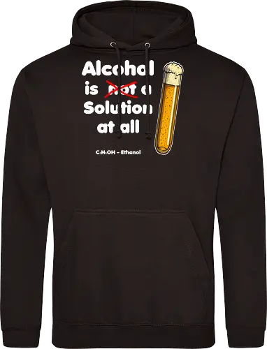 Alkohol is (not) a solution (white-letters)
