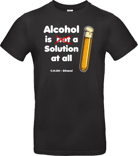 Alkohol is (not) a solution (white-letters)
