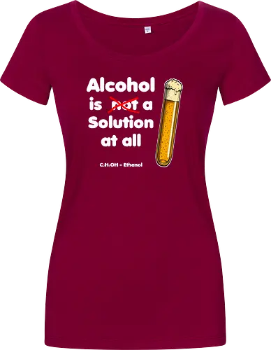 Alkohol is (not) a solution (white-letters)