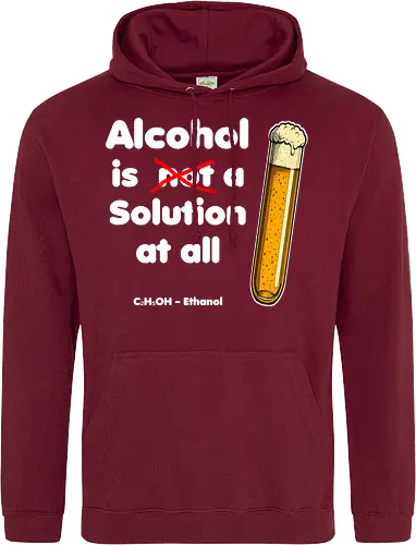 Alkohol is (not) a solution (white-letters)