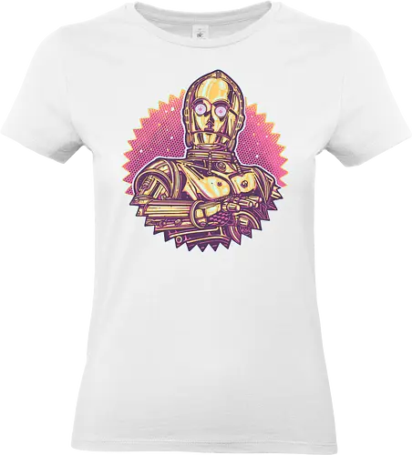 Keep it Golden - Film, movie, galactic, galaxy, science fiction, sci-fi, space, robots - Standard T-Shirt (Women)