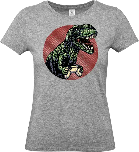 Gaming Saurus - Gaming, video games, gamer, dinosaur, dinosaurs - Standard T-Shirt (Women)