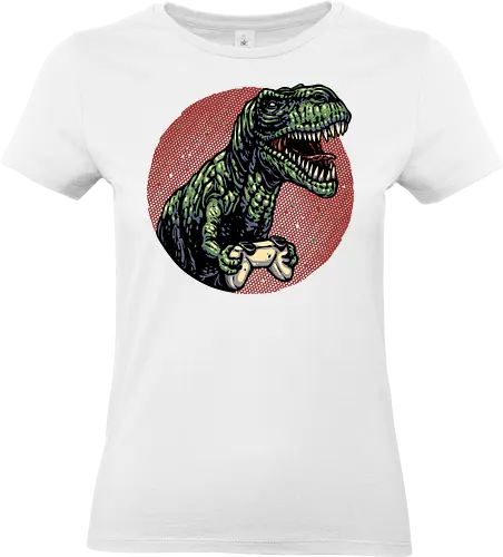 Gaming Saurus - Gaming, video games, gamer, dinosaur, dinosaurs - Standard T-Shirt (Women)