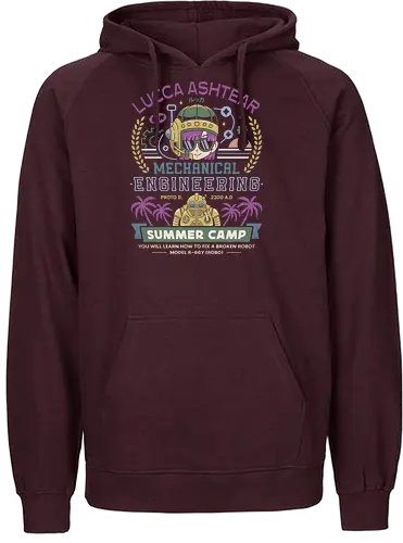 Lucca Ashtear Summer Camp - chrono, video game, gaming, gamer, rpg, jrpg, cross, frog, glenn, robo, epoch, wings of time, lucca, fantasy, kingdom of zeal - Fairtrade Hoodie