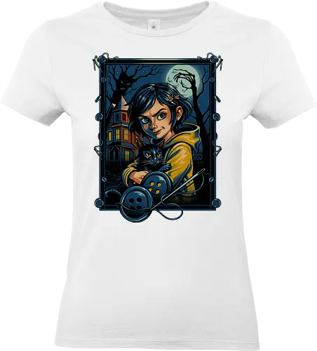 The House of Buttons - buttons, horror, goth, halloween - Standard T-Shirt (Women)