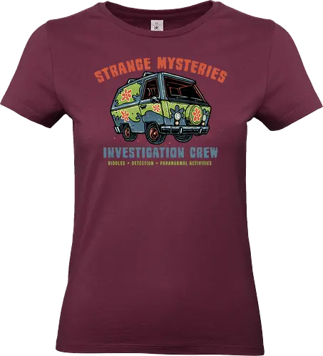 Strange Mysteries - Movie, film, cartoons, mystery, animated, TV series, cars - Standard T-Shirt (Women)