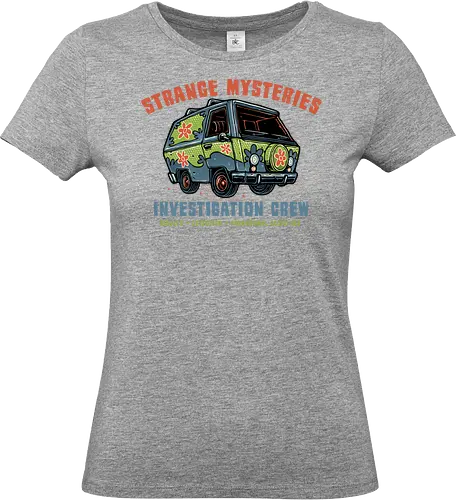 Strange Mysteries - Movie, film, cartoons, mystery, animated, TV series, cars - Standard T-Shirt (Women)