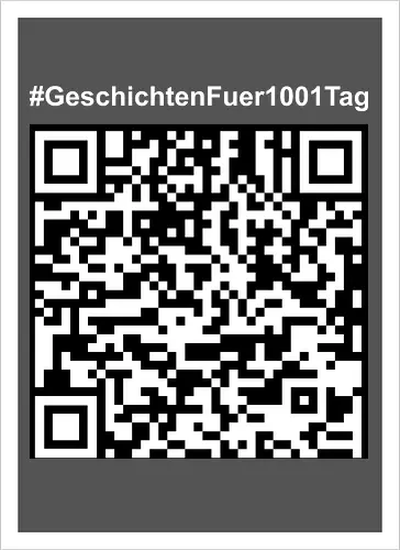 #GeschichtenFuer1001Tag - helle Schrift