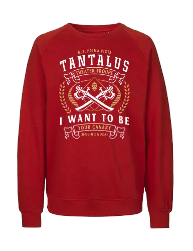 Tantalus Theater Troupe Emblem - final 9, final 7, final ix, quina quen, Cactus, yitan, Kupo, Kweh, final xiv, ff14, Cloud, Villain, video game, fat chocobo, vivi ornitier, black mage, fantasy - Fairtrade Sweatshirt