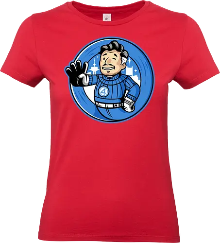 Stretchy Boy - demonigote, design, parody, comic, vault, fantastic, four, pedro, pascal - Standard T-Shirt (Women)