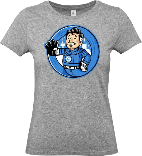 Stretchy Boy - demonigote, design, parody, comic, vault, fantastic, four, pedro, pascal - Standard T-Shirt (Women)