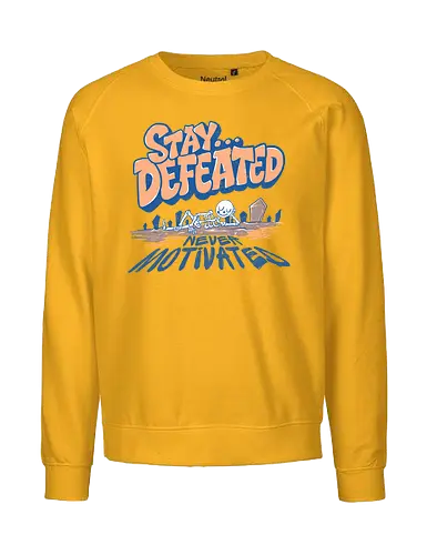 no motivation  - no motivation, zero motivation, sarcastic, sarcasm, anti hustle, lazy, bored, chill, darkhumor, funny, skeleton, skull, retro, vintage - Fairtrade Sweatshirt