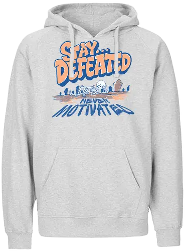 no motivation  - no motivation, zero motivation, sarcastic, sarcasm, anti hustle, lazy, bored, chill, darkhumor, funny, skeleton, skull, retro, vintage - Fairtrade Hoodie