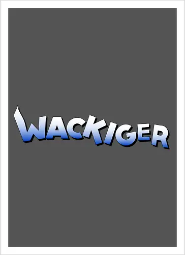 Wackiger Schriftzug