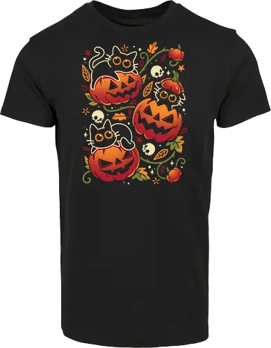 Black Cats Pumpkin Party