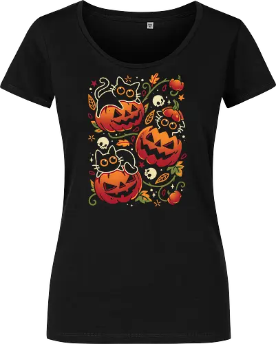 Black Cats Pumpkin Party