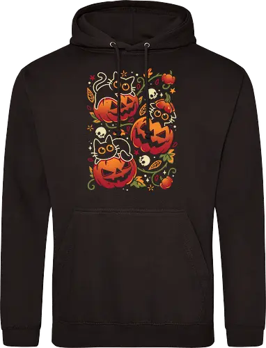 Black Cats Pumpkin Party