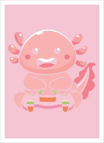 Axolotl and video game