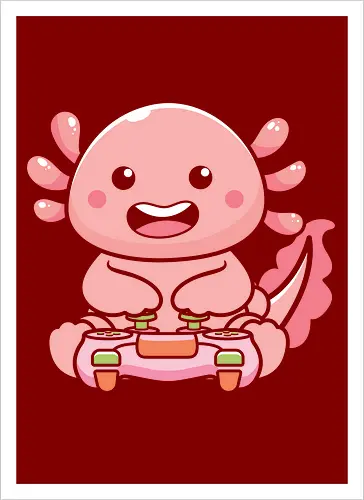 Axolotl and video game