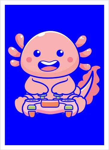 Axolotl and video game