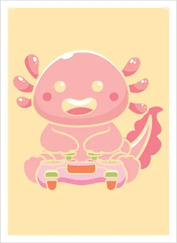 Axolotl and video game
