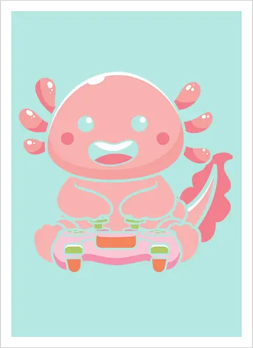 Axolotl and video game
