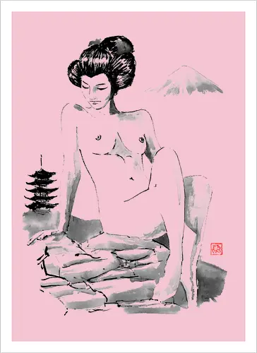 nude on the hill